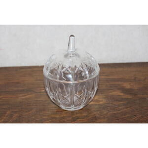 Anna Hutte Bleikristall Lead Crystal Apple Design Trinket Box / Jar